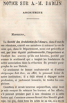 Notice sur A.-M. Dablin, architecte