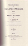 Travaux publics des tats-Unis Amerique en 1870