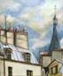 Le clocher de Saint Sverin  Paris