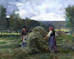En moissonnant