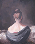 Jeune fille de dos