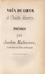 Voix du coeur et chants divers