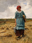 Femme portant a manger