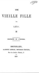 Une vieille fille