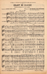 Chant de gloire