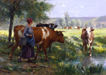 La jeune laitiere