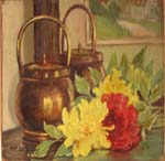 Dahlias et cuivres
