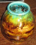 Petit vase ocre
