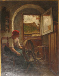 La fileuse au rouet